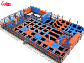 Factory-price large professional funny indoor trampoline park