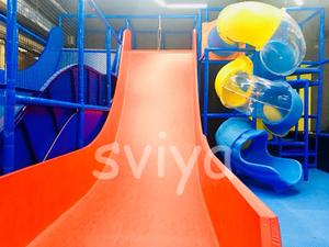 Multi Function Indoor Trampoline Park with Screaming Slide for Sale
