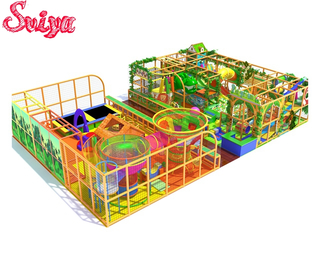 Indoor Playground Business for Sale Kids Playground Combined with Spider Tower