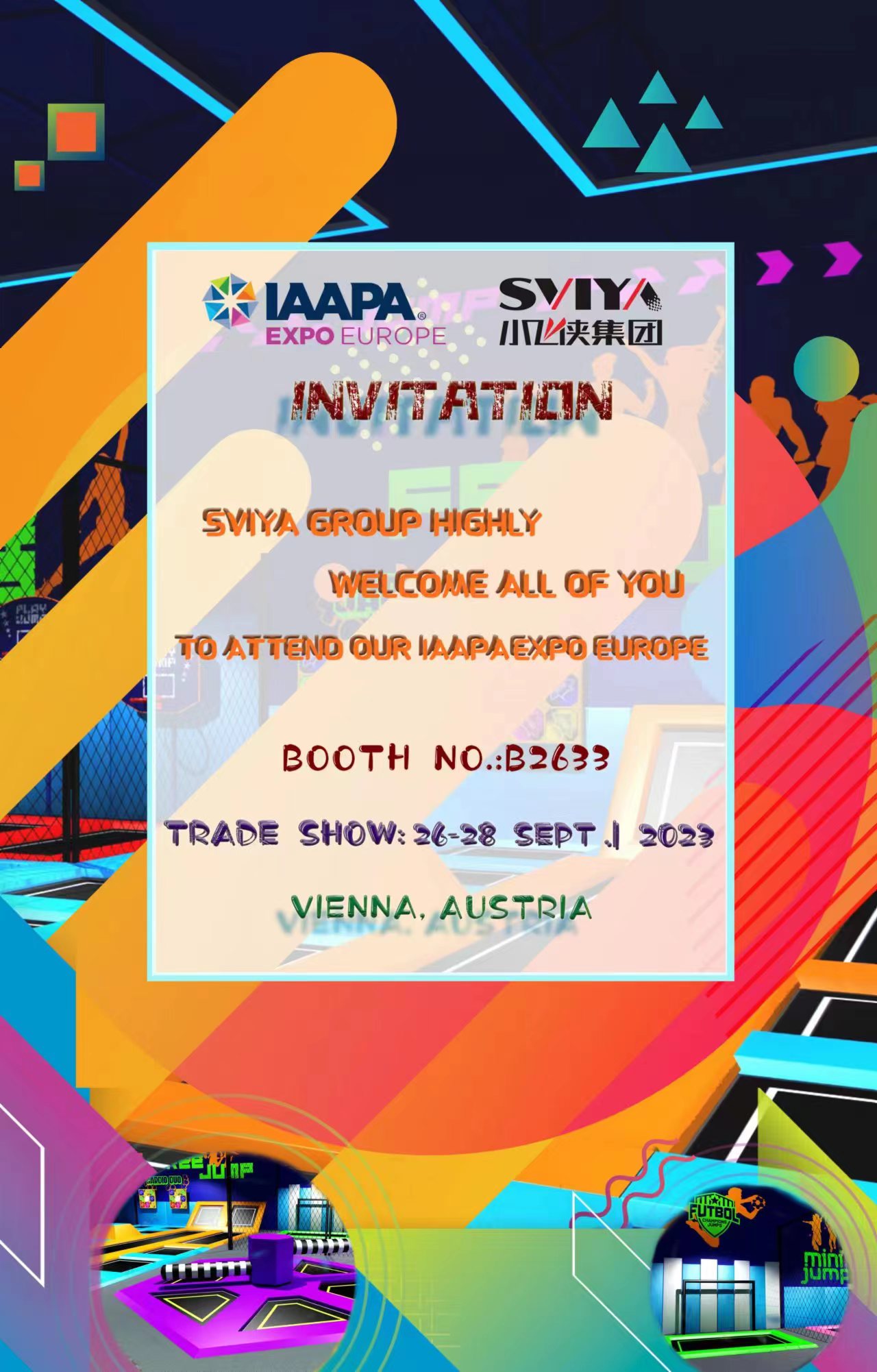 SVIYA Group Highly Welcome You to Come to Meet Us at IAAPA EXPO Europe 2023