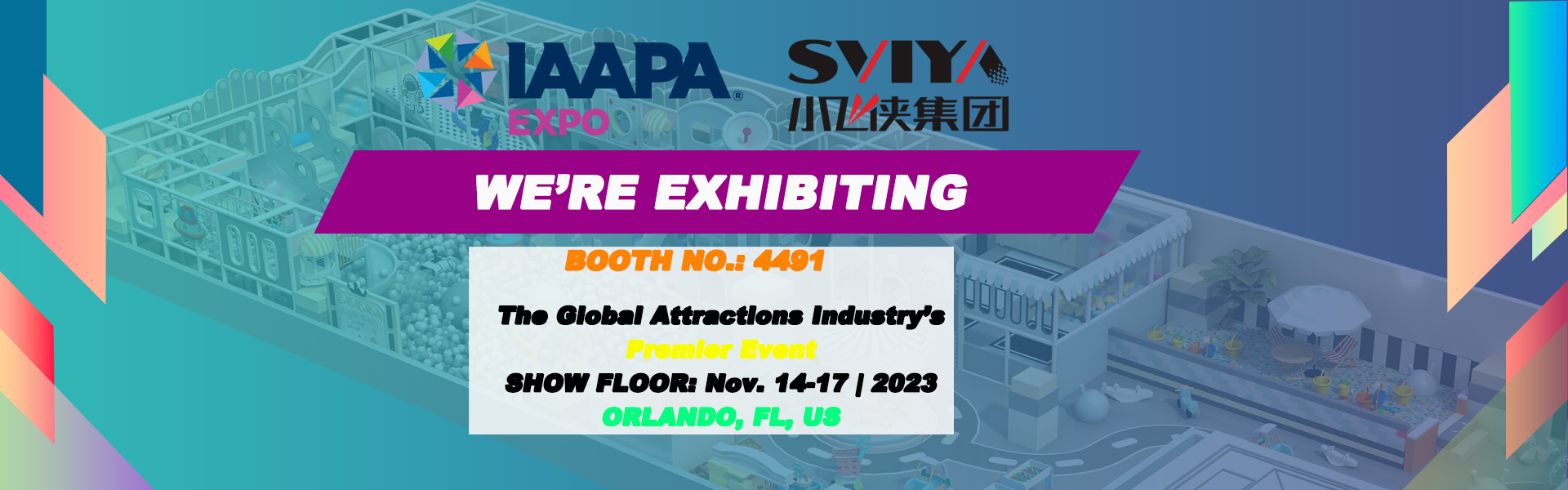 Looking forward to meeting you at IAAPA EXPO 2023 in Orlando