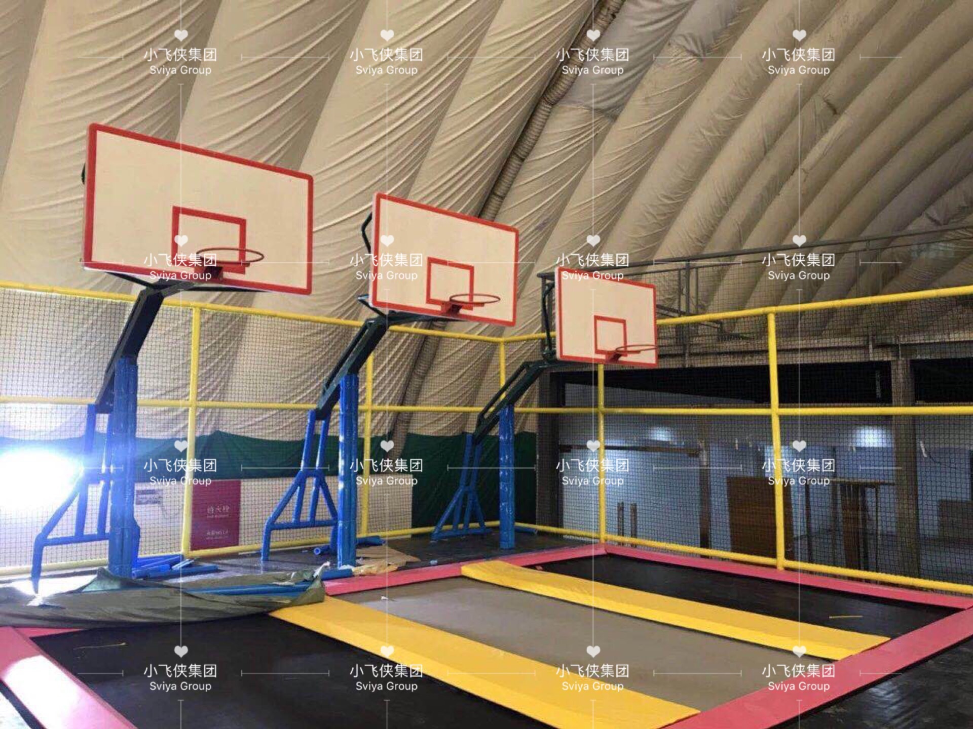 What will be required for designing a perfect trampoline park ?